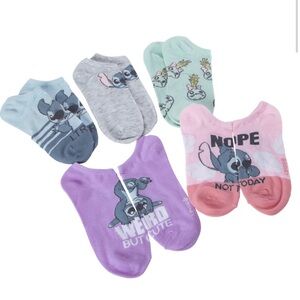 Disney Lilo & Stitch Socks 5-Pack